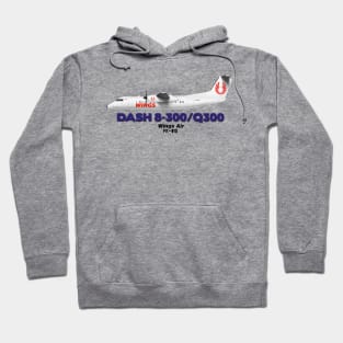 DeHavilland Canada Dash 8-300/Q300 - Wings Air Hoodie